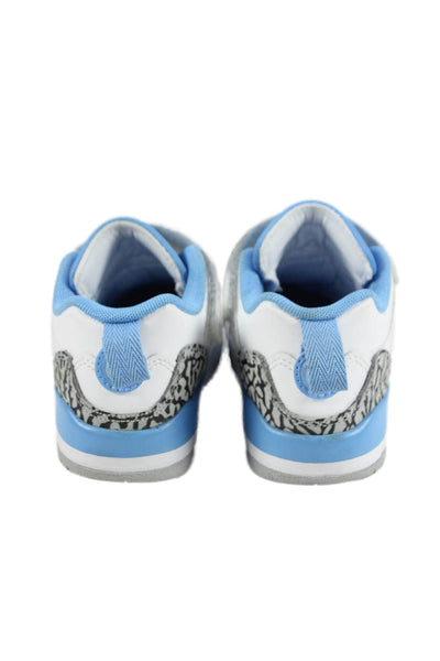 Jordan Boys Leather Low Top Sneakers Light Blue Size 11C