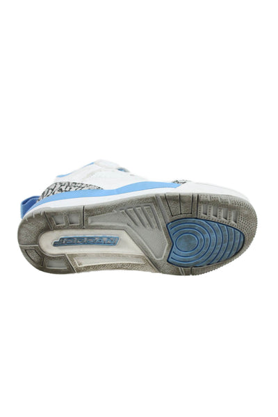 Jordan Boys Leather Low Top Sneakers Light Blue Size 11C