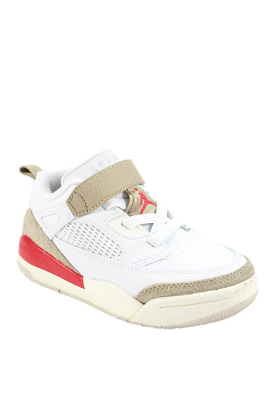 Jordan Boys Leather Low Top Sneakers White Size 11C