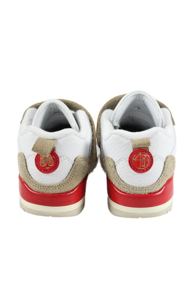 Jordan Boys Leather Low Top Sneakers White Size 11C