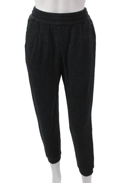 Varley Womens Jogger Pants Gray Cotton Blend Drawstring Size XS