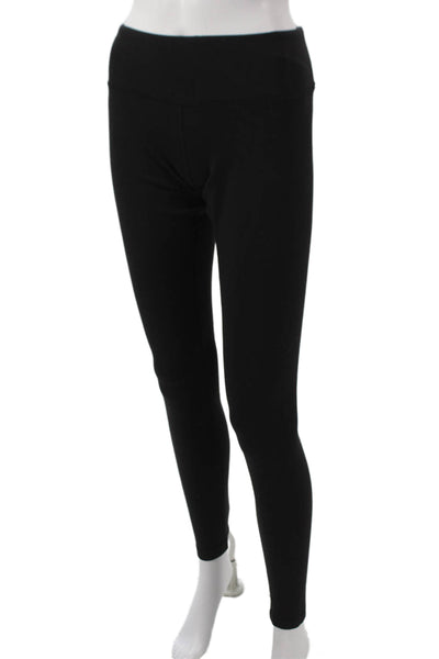Lululemon Women Black Ankle Leggings Polyester Blend Size 10