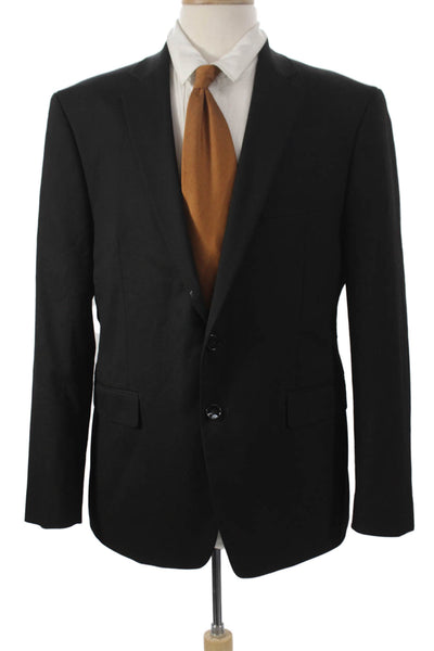 Ted Baker London Men Blazer Black Button Size 42