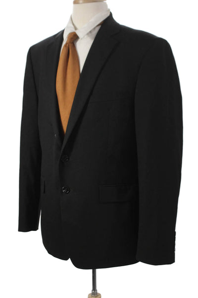 Ted Baker London Men Blazer Black Button Size 42