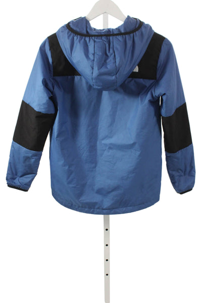 The North Face Boys Basic Jacket Blue Colorblock Zip Long Sleeve Size XL