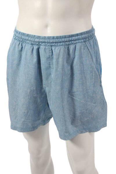 Lululemon Mens Athletic Blue Solid Lightweight Shorts Size XL