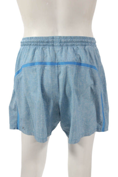 Lululemon Mens Athletic Blue Solid Lightweight Shorts Size XL