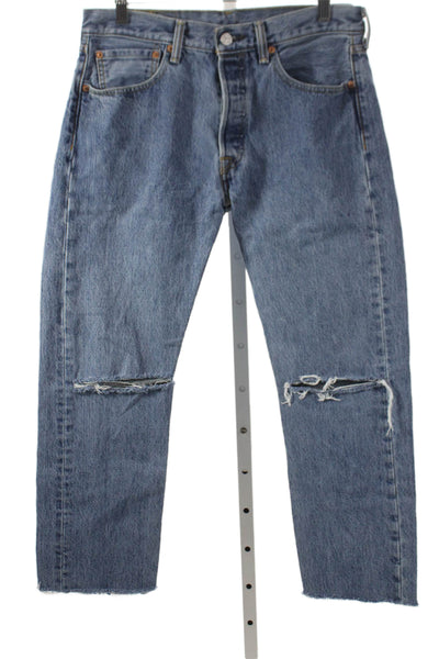 Levi's Men Straight Jeans Blue High Rise 30 Inseam Size 31
