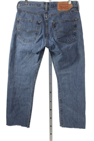 Levi's Men Straight Jeans Blue High Rise 30 Inseam Size 31