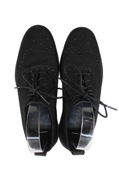 Cole Haan Grand.OS Womens Brogue Wingtip Lace Up Oxford Shoes Black Size 7M