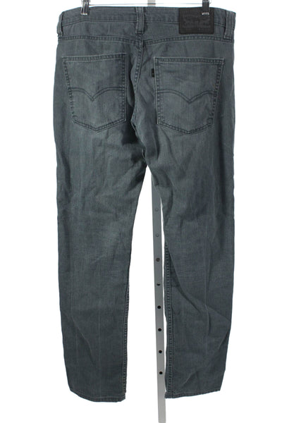 Levi Strauss & Co Mens Tapered Gray Jeans Size 32