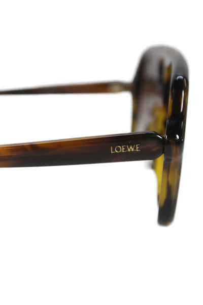 Loewe Womens Tortoise Shell Frame Square Frame Sunglasses LW40161U