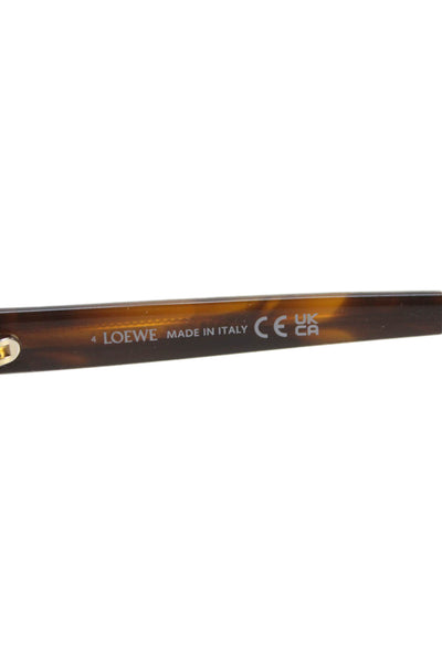 Loewe Womens Tortoise Shell Frame Square Frame Sunglasses LW40161U