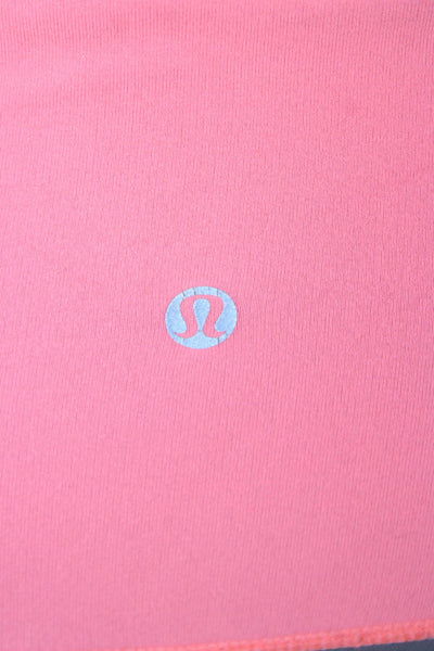 Lululemon Women Ankle Leggings Gray Nylon Colorblock Size XS