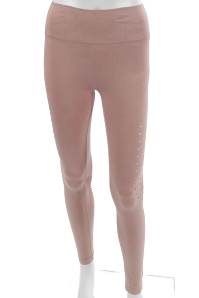 Varley Women Compression Leggings Pink Polyamide Size S