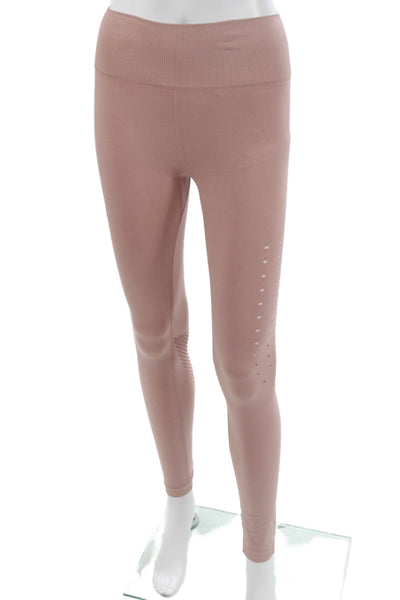 Varley Women Compression Leggings Pink Polyamide Size S