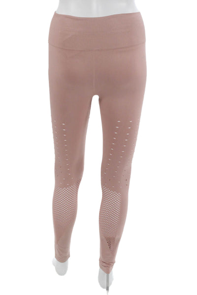 Varley Women Compression Leggings Pink Polyamide Size S