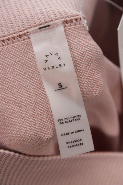 Varley Women Compression Leggings Pink Polyamide Size S