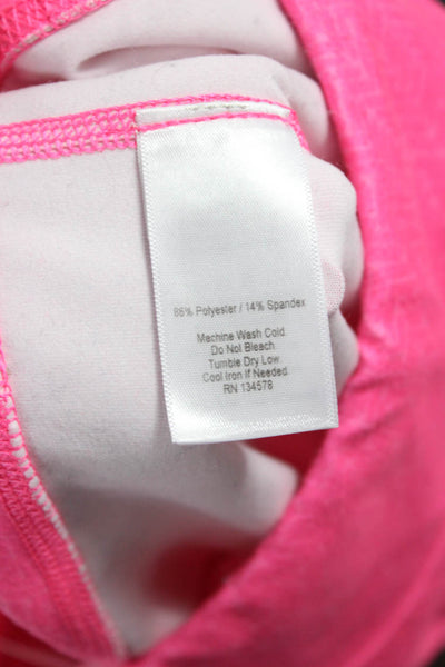 Vineyard Vines Women Ankle Leggings Pink Geometric Polyester Size XL