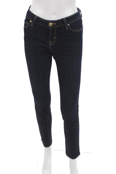 Kate Spade Womens Skinny Jeans Blue Cotton Blend Size 24