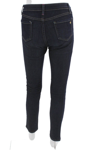 Kate Spade Womens Skinny Jeans Blue Cotton Blend Size 24