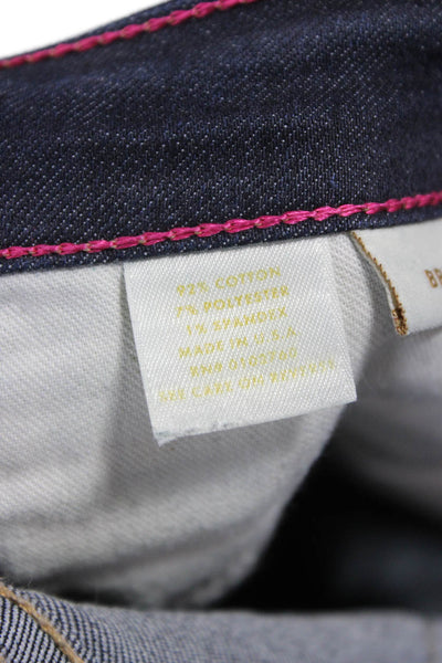 Kate Spade Womens Skinny Jeans Blue Cotton Blend Size 24