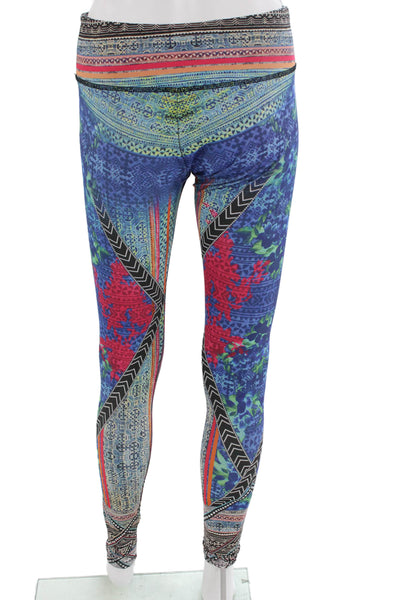 ONZIE Women Multicolor Geometric Scoop Neck Sleeveless Leggings Set Size S