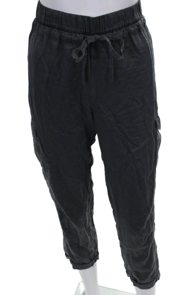 Lululemon Womens Cargo Pants Gray Drawstring Viscose Size S