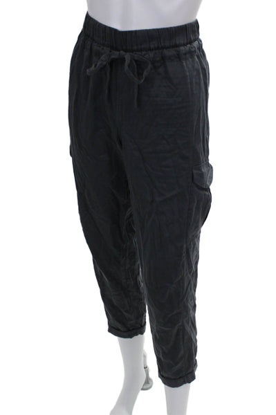 Lululemon Womens Cargo Pants Gray Drawstring Viscose Size S