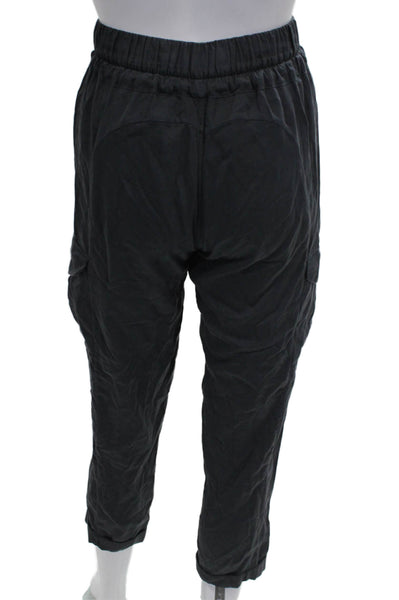Lululemon Womens Cargo Pants Gray Drawstring Viscose Size S