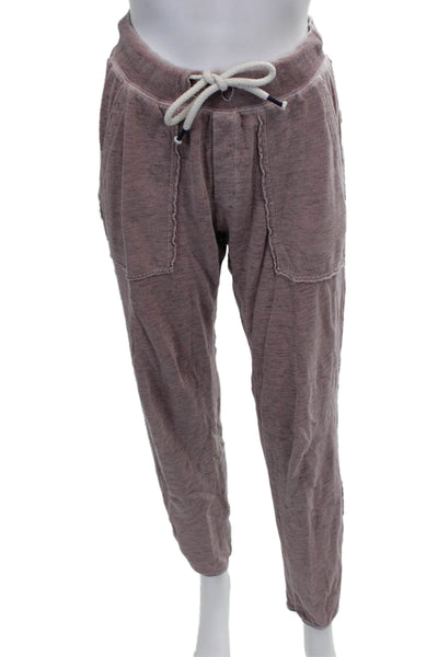 Splendid Womens Jogger Pants Pink Drawstring Cotton Inseam 28 Size XS