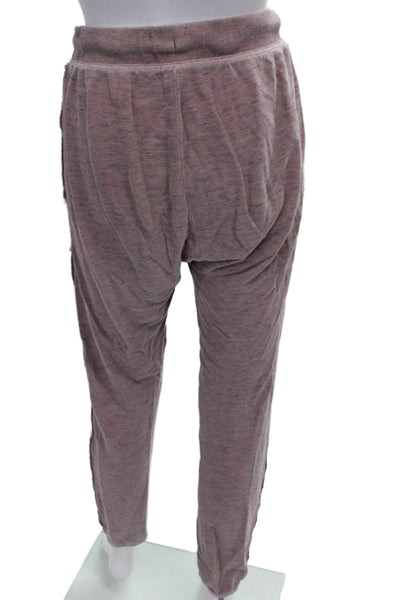 Splendid Womens Jogger Pants Pink Drawstring Cotton Inseam 28 Size XS