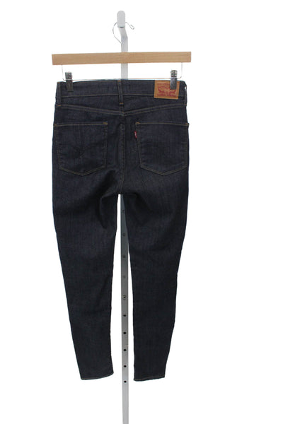 Levis Womens Skinny Blue Jeans Size 26