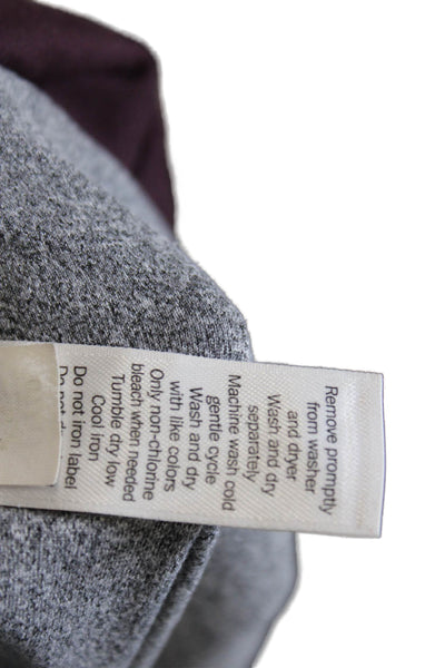 Athleta Womens Purple Polyester Pull On Jogger Pants Size L