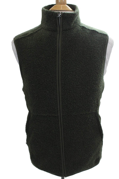 Lululemon Mens Fleece Zip Vest Green Size M