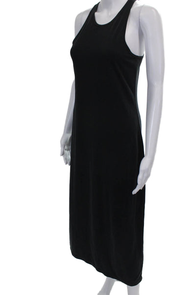 Club Monaco Womens Tank Dress Black Full Length Modal Size S