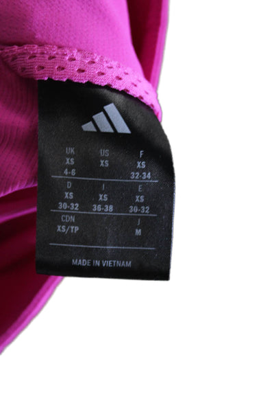Adidas Women Pink Windbreaker Long Sleeve Size XS