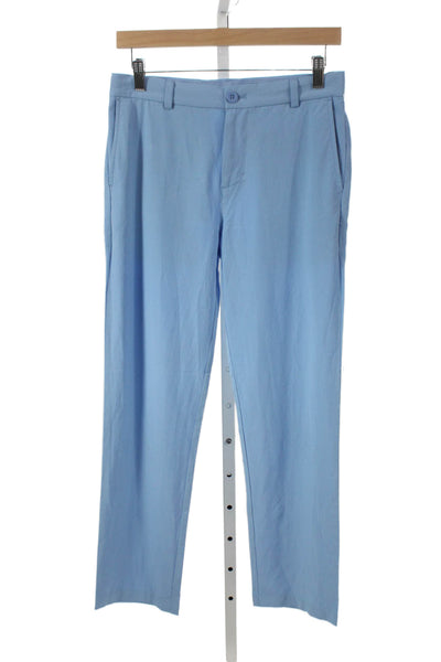 Vineyard Vines Boys Button Closure Flat Front Chino Pants Blue Size 18
