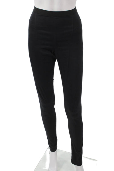 Helmut Lang Womens Jegging Black Cotton Solid Pull On Size L