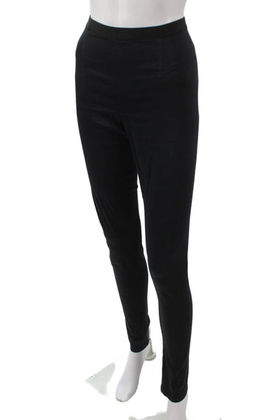 Helmut Lang Womens Jegging Black Cotton Solid Pull On Size L