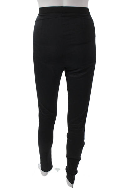 Helmut Lang Womens Jegging Black Cotton Solid Pull On Size L