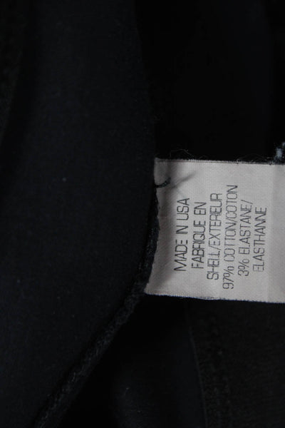 Helmut Lang Womens Jegging Black Cotton Solid Pull On Size L
