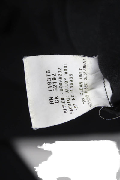 Helmut Helmut Lang Womens Dress Pants Black Virgin Wool Size 12