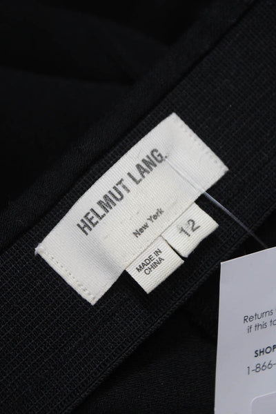 Helmut Helmut Lang Womens Dress Pants Black Virgin Wool Size 12