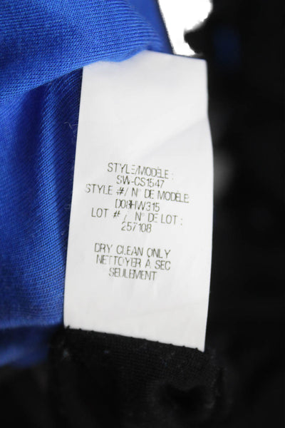 Helmut Lang Women Black Viscose Geometric Maxi Skirt Size M