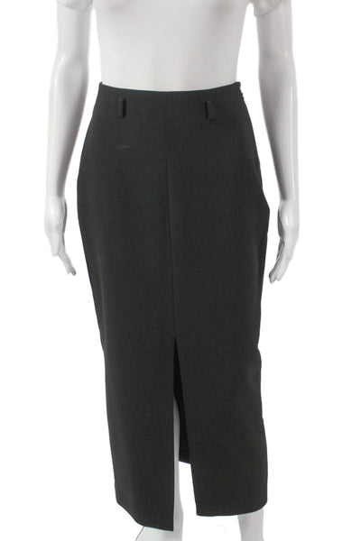 Ba&Sh Womens Straight Pencil Skirt Black Knee Length Size 34