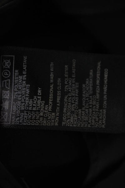 Ba&Sh Womens Straight Pencil Skirt Black Knee Length Size 34
