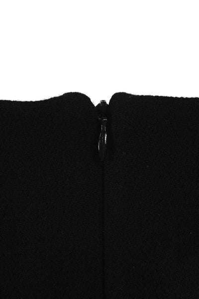 B Michael Couture Women Black Sheath Off Shoulder Midi Dress Size 12