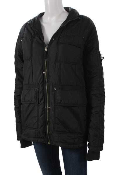 Soul Unisex Adults Quilted Nylon Jacket Black Size L