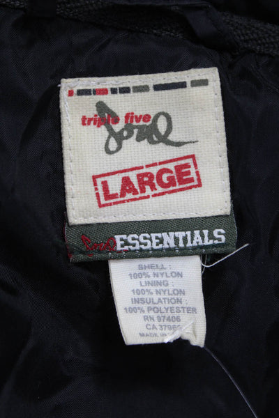 Soul Unisex Adults Quilted Nylon Jacket Black Size L